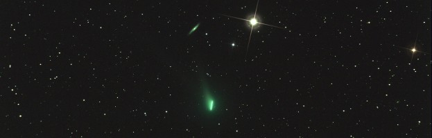 Comète C/2012 K1 Panstarrs et galaxies